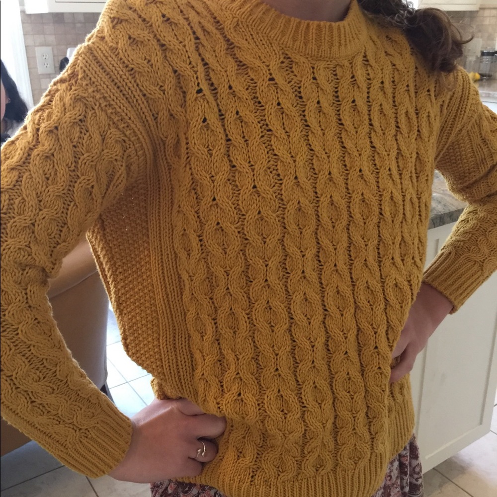 Yellow sweater
